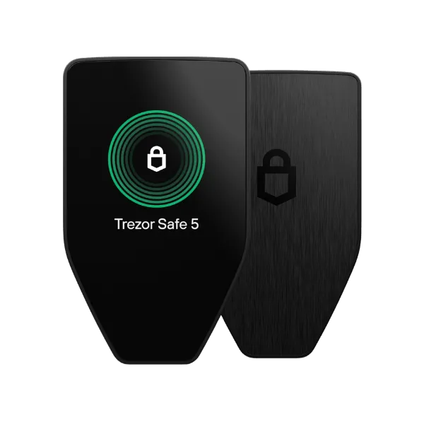 Trezor Safe 5, kosketusnäytöllinen laitelompakko